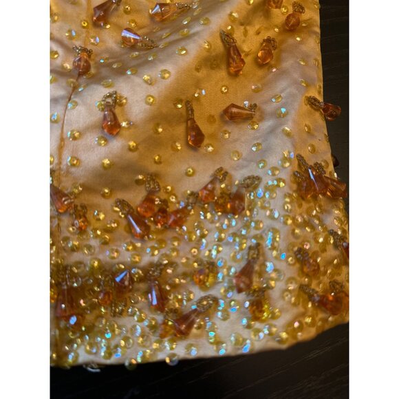 Vintage Angelas Beaded Sleeveless Top Size 40 US Med Glam Holiday - Picture 3 of 5